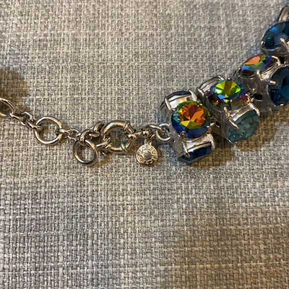 NWOT J.Crew Full Spectrum Rainbow Crystal Necklace - Picture 4 of 4